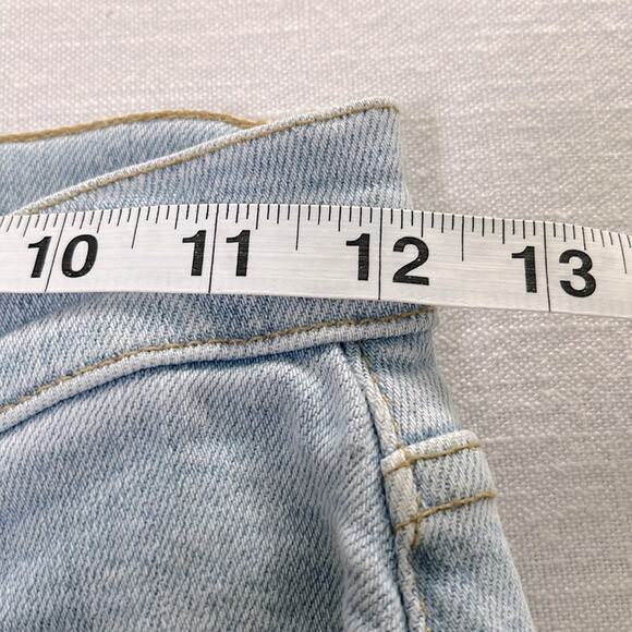 Re/Done Denim 90’s High Rise Ankle Crop Jeans Size 24 - Picture 11 of 16
